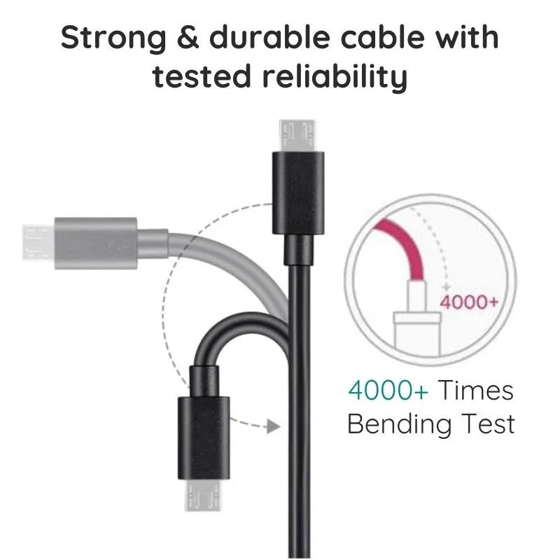 10ft Premium Micro USB Cable – Extra-Long, Durable & Reliable