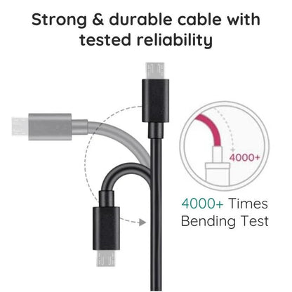 10ft Premium Micro USB Cable – Extra-Long, Durable & Reliable