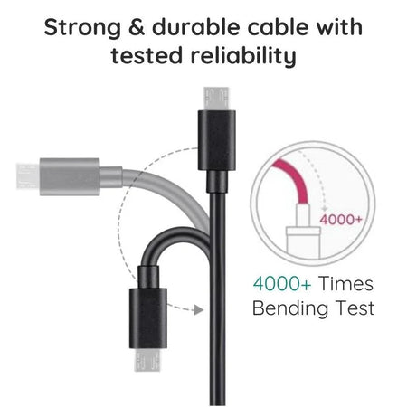 10ft Premium Micro USB Cable – Extra-Long, Durable & Reliable