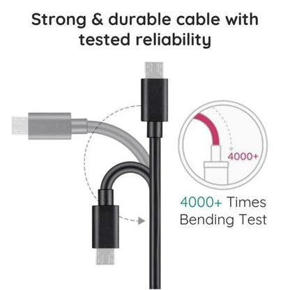 10ft Premium Micro USB Cable – Extra-Long, Durable & Reliable
