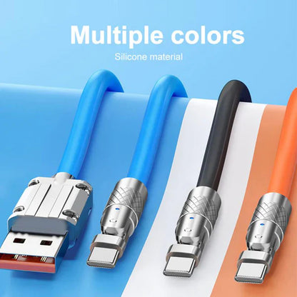 180° Rotating Fast-Charge Cable for Easy Angled Charging