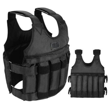 Adjustable 110-Pound Weighted Vest for Enhanced Training and Strength
