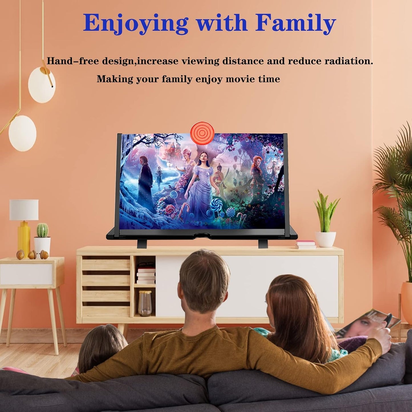 16-Inch Phone Screen Magnifier for Immersive Movies, Videos & Gaming