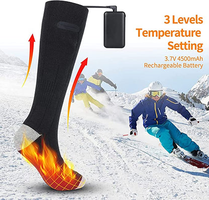 Two-Pair Unisex Heated Socks – Keep Your Feet Toasty