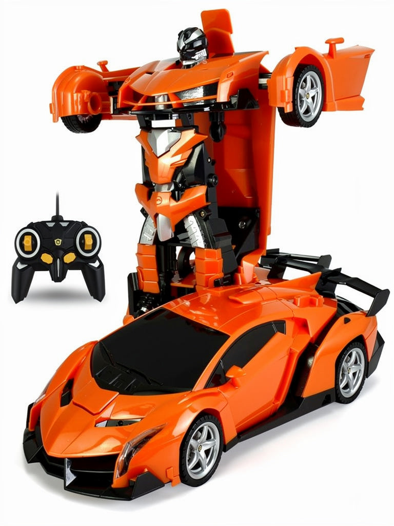 2-in-1 Transformer RC Car - Remote-Controlled Car That Transforms into a Robot