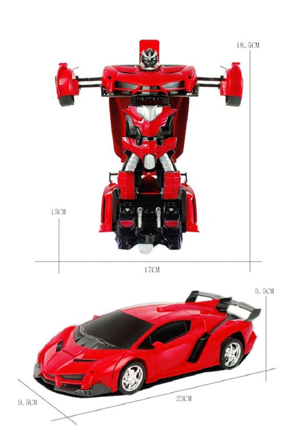 2-in-1 Transformer RC Car - Remote-Controlled Car That Transforms into a Robot