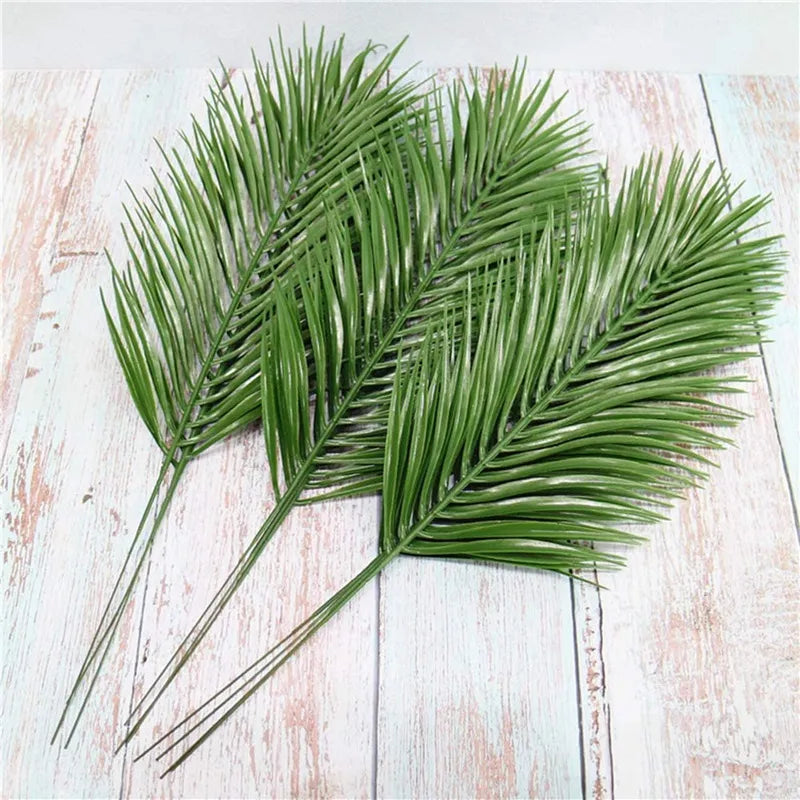 12-Pack Artificial Palm Leaves for Instant Tropical Decor