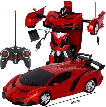 2-in-1 Transformer RC Car - Remote-Controlled Car That Transforms into a Robot