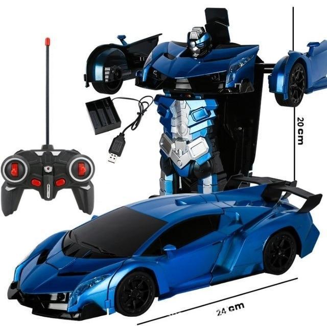 2-in-1 Transformer RC Car - Remote-Controlled Car That Transforms into a Robot