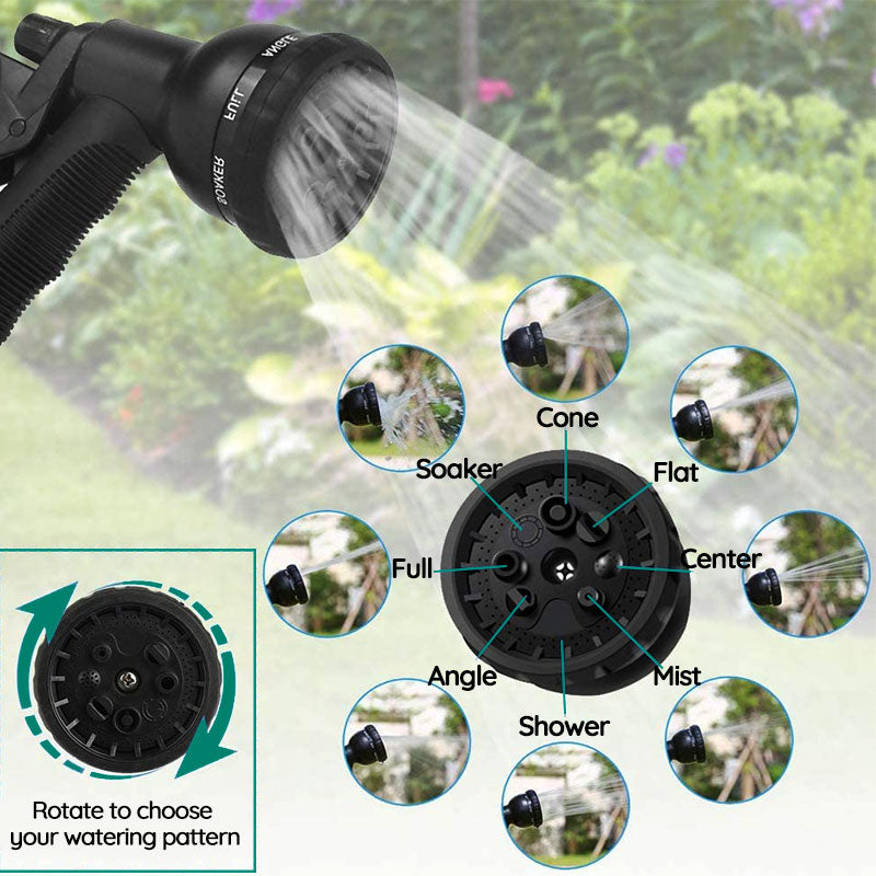 100-Foot Expandable Garden Hose – Lightweight, Durable, and Tangle-Free with Easy Storage