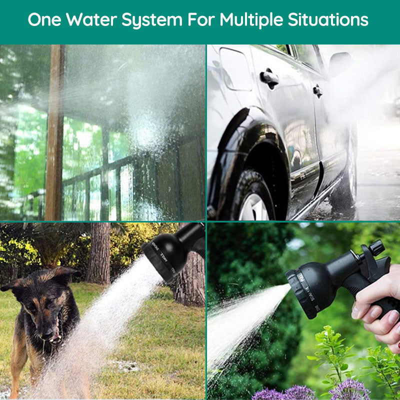 100-Foot Expandable Garden Hose – Lightweight, Durable, and Tangle-Free with Easy Storage