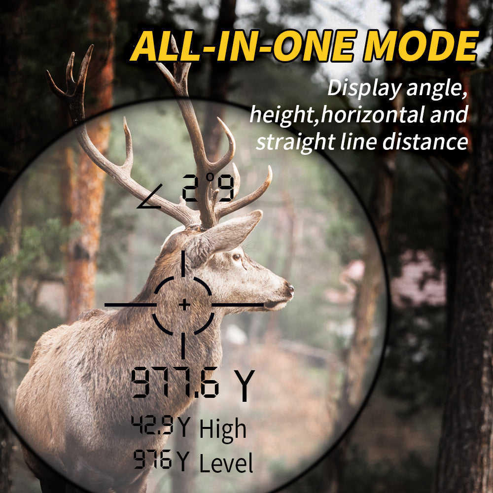 Precision 1000-Foot Hunting Range Finder