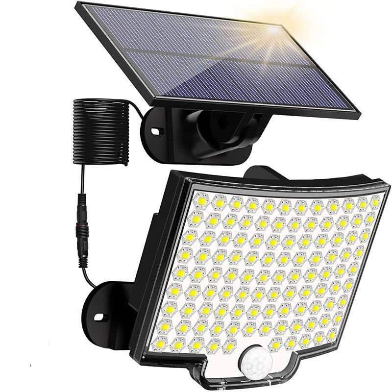 106-LED Solar Outdoor Light with Motion Sensor – Bright, Energy-Saving Outdoor Security Floodlight