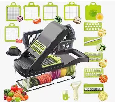 18-in-1 All-in-One Vegetable Slicer & Chopper for Easy, Precise Prep