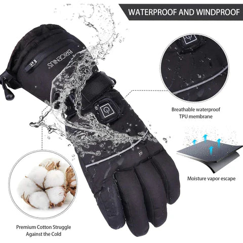 Two Pairs of Heated Gloves for Extra Warmth
