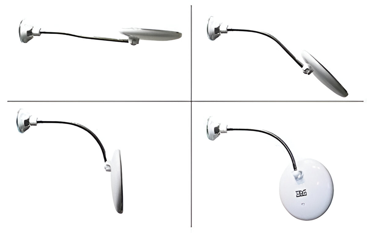 10X LED-Illuminated Magnifying Mirror with Suction Cup