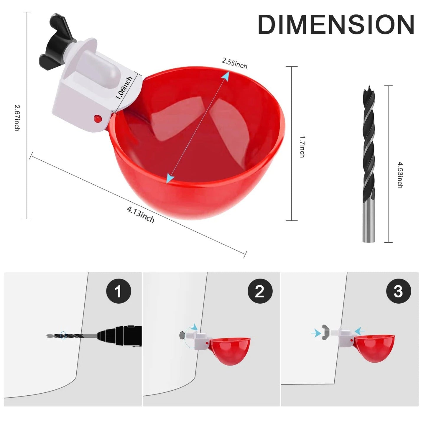 Set of 10 Chicken Waterers
