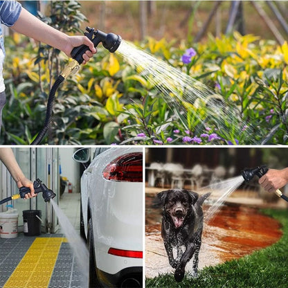 100-Foot Expandable Garden Hose – Lightweight, Durable, and Tangle-Free with Easy Storage