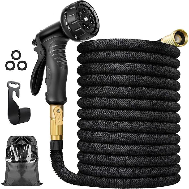 100-Foot Expandable Garden Hose – Lightweight, Durable, and Tangle-Free with Easy Storage