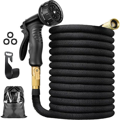 100-Foot Expandable Garden Hose – Lightweight, Durable, and Tangle-Free with Easy Storage