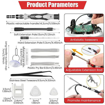 115-in-1 Bit Screwdriver Set - All-in-One Precision Tool Kit