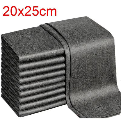 10-Piece Multi-Surface Microfiber Cloth Set for Windows, Car, and Kitchen