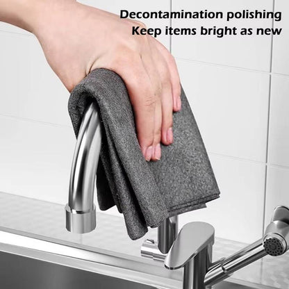 10-Piece Multi-Surface Microfiber Cloth Set for Windows, Car, and Kitchen