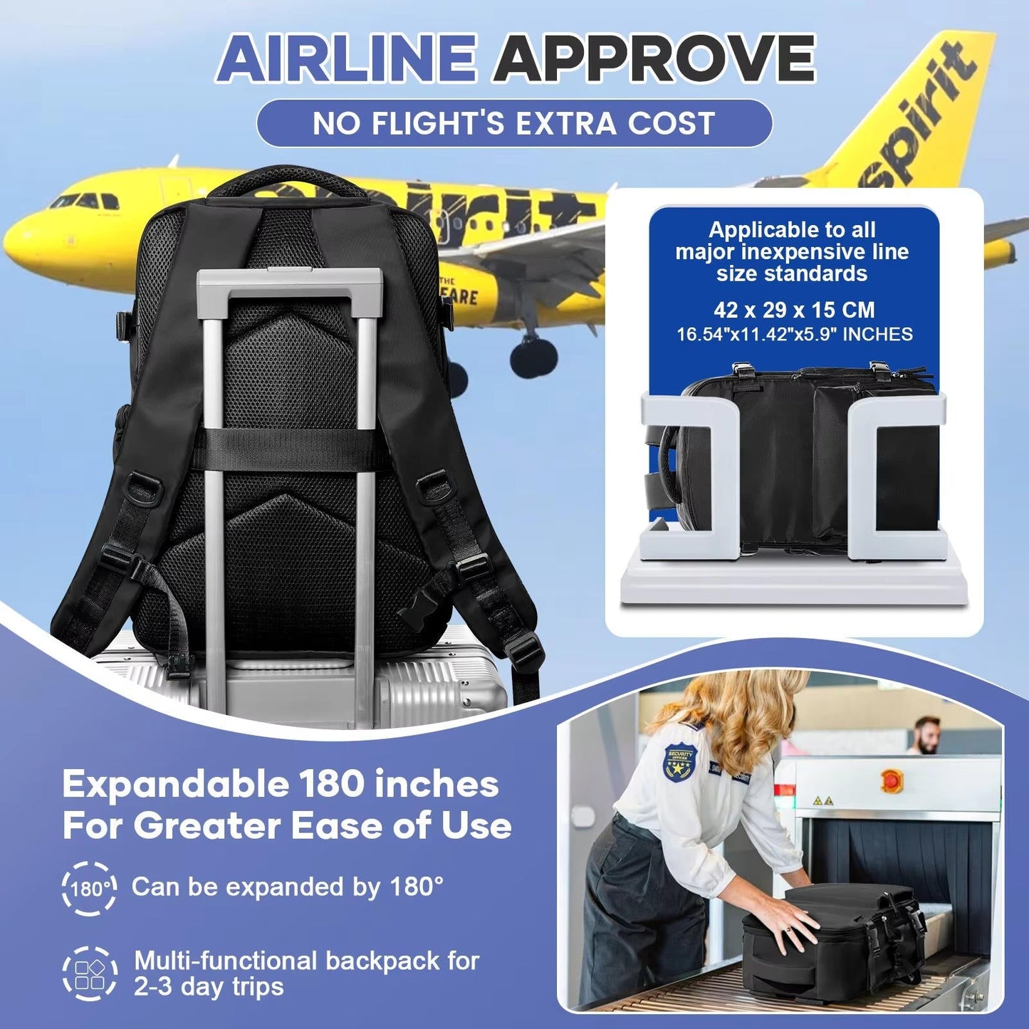 15.6-Inch Travel Laptop Backpack