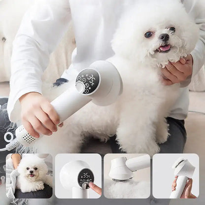 2-in-1 Smart Dog Hair Dryer for Fast, Gentle Grooming