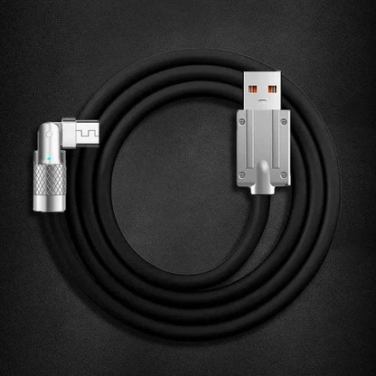 180° Rotating Fast-Charge Cable for Easy Angled Charging