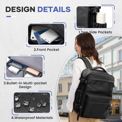 15.6-Inch Travel Laptop Backpack