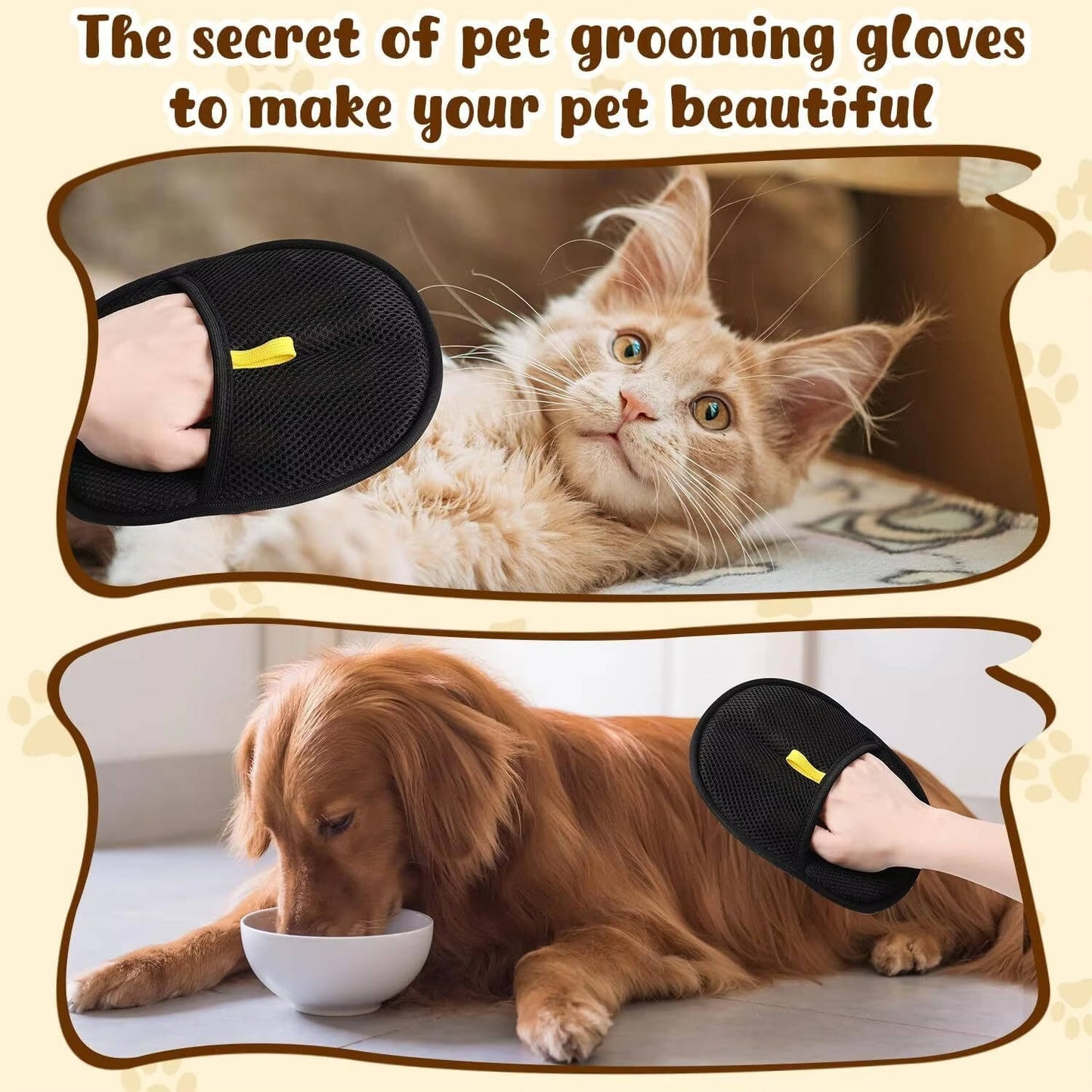 Two-Piece Pet Hair Remover Tool Set