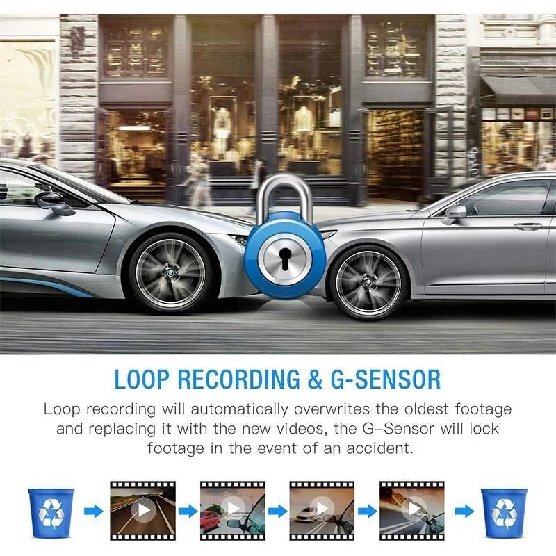 1080P Full HD Dash Cam – Crystal Clear Car Camera for Safer Driving