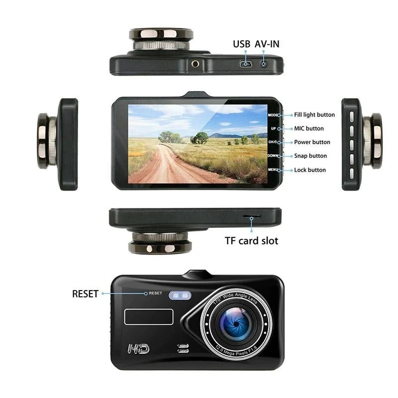 1080P Full HD Dash Cam – Crystal Clear Car Camera for Safer Driving