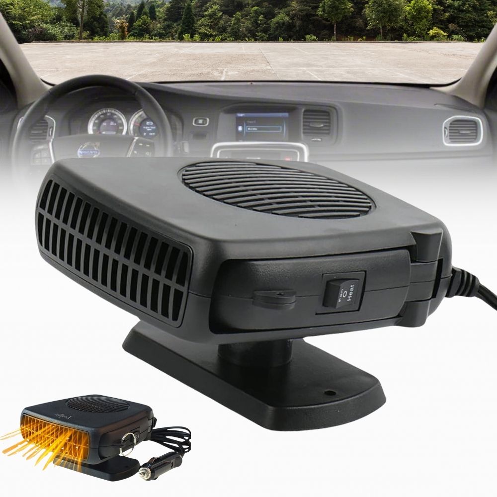 12V Car Heater Fan – 150W/300W Portable Ceramic Auto Heater for Fast Defrost & Quick Cabin Heating