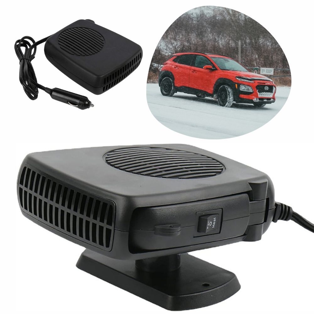 12V Car Heater Fan – 150W/300W Portable Ceramic Auto Heater for Fast Defrost & Quick Cabin Heating
