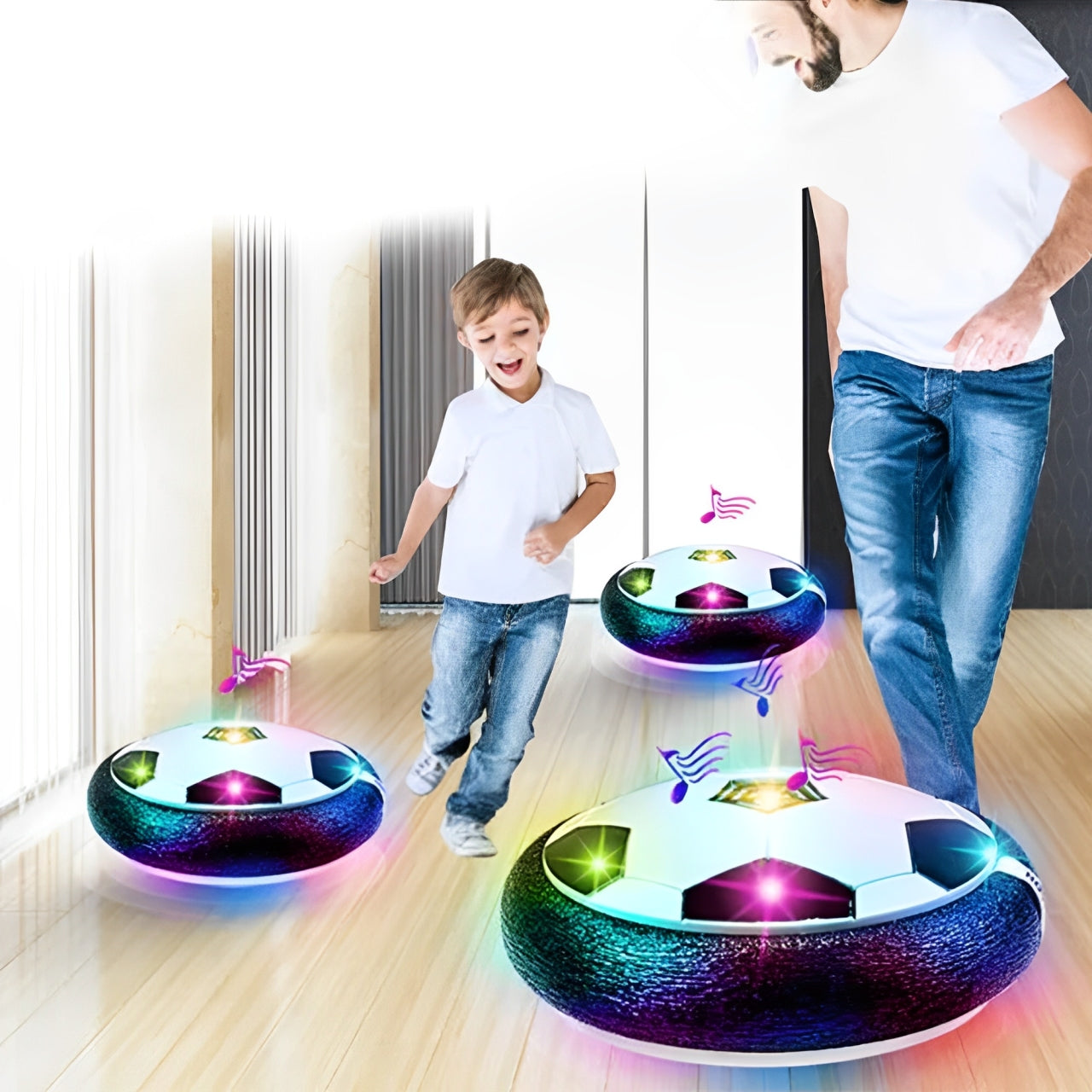 Set of 2 Hover Soccer Balls